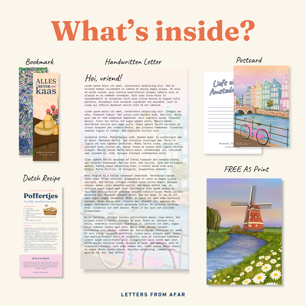 Letters From Afar | Monthly Snail Mail Club