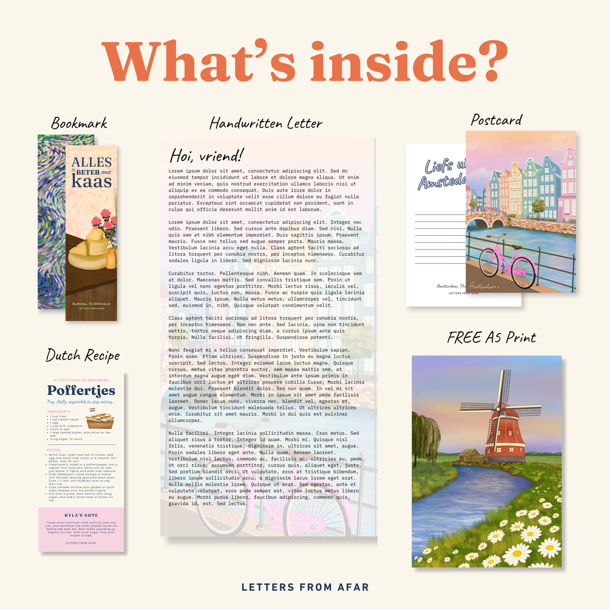 Letters From Afar | Monthly Snail Mail Club
